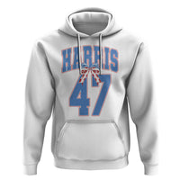 Harris 47 Hoodie 47th President USA America Bow Coquette Aesthetic - Wonder Print Shop