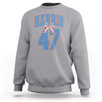 Harris 47 Sweatshirt 47th President USA America Bow Coquette Aesthetic - Wonder Print Shop