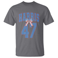 Harris 47 T Shirt 47th President USA America Bow Coquette Aesthetic - Wonder Print Shop