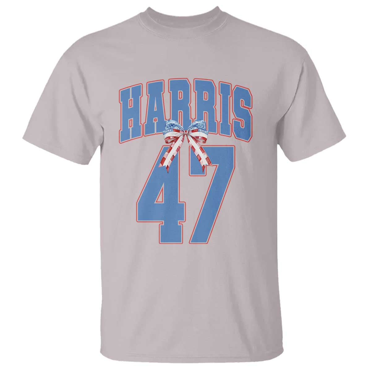 Harris 47 T Shirt 47th President USA America Bow Coquette Aesthetic - Wonder Print Shop