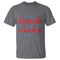 White Dudes For Harris T Shirt American Flag Star 2024 - Wonder Print Shop