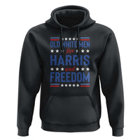 Old White Men For Harris And Freedom Hoodie American Flag Star Presidential Election 2024 - Wonder Print Shop