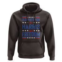 Old White Men For Harris And Freedom Hoodie American Flag Star Presidential Election 2024 - Wonder Print Shop