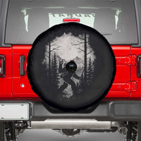 Funny Bigfoot Hiking Night Stroll Mountain Forest Spare Tire Cover - Wonder Print Shop