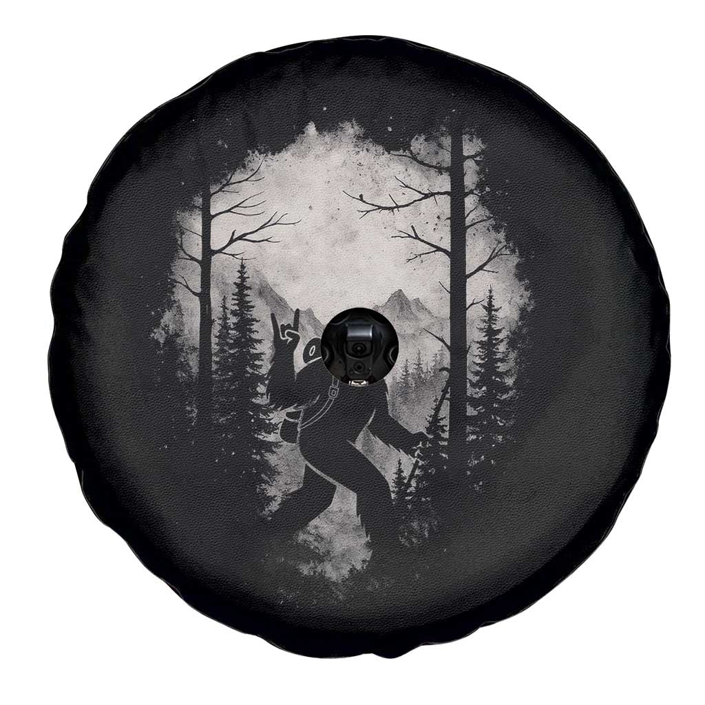 Funny Bigfoot Hiking Night Stroll Mountain Forest Spare Tire Cover - Wonder Print Shop