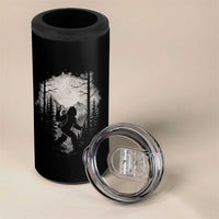 Funny Bigfoot Hiking Night Stroll Mountain Forest 4 in 1 Can Cooler Tumbler - Wonder Print Shop