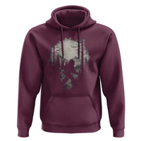 Funny Bigfoot Hiking Night Stroll Mountain Forest Hoodie - Wonder Print Shop