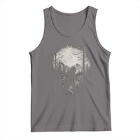 Funny Bigfoot Hiking Night Stroll Mountain Forest Tank Top - Wonder Print Shop