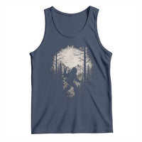 Funny Bigfoot Hiking Night Stroll Mountain Forest Tank Top - Wonder Print Shop