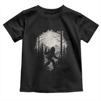 Funny Bigfoot Hiking Night Stroll Mountain Forest Toddler T Shirt - Wonder Print Shop