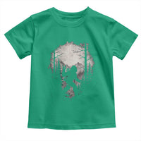 Funny Bigfoot Hiking Night Stroll Mountain Forest Toddler T Shirt - Wonder Print Shop