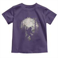 Funny Bigfoot Hiking Night Stroll Mountain Forest Toddler T Shirt - Wonder Print Shop