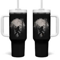 Funny Bigfoot Hiking Night Stroll Mountain Forest Tumbler With Handle - Wonder Print Shop