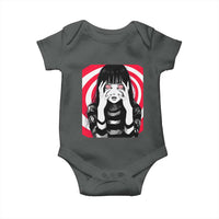 Horror Anime Manga Creepy Goth Japanese Girl Baby Onesie - Wonder Print Shop