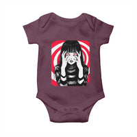 Horror Anime Manga Creepy Goth Japanese Girl Baby Onesie - Wonder Print Shop