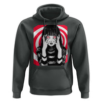 Horror Anime Manga Creepy Goth Japanese Girl Hoodie - Wonder Print Shop