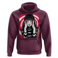 Horror Anime Manga Creepy Goth Japanese Girl Hoodie - Wonder Print Shop