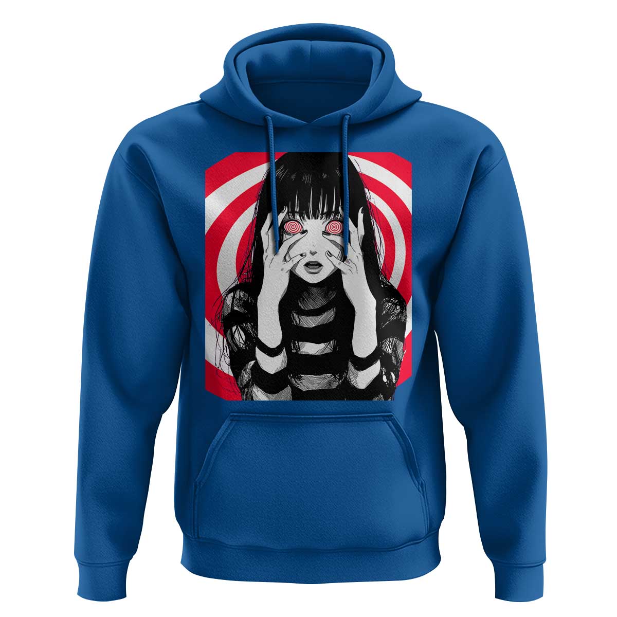 Horror Anime Manga Creepy Goth Japanese Girl Hoodie - Wonder Print Shop