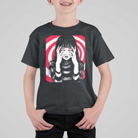 Horror Anime Manga Creepy Goth Japanese Girl T Shirt For Kid - Wonder Print Shop