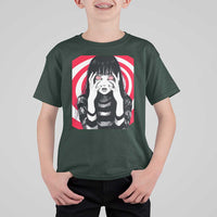 Horror Anime Manga Creepy Goth Japanese Girl T Shirt For Kid - Wonder Print Shop