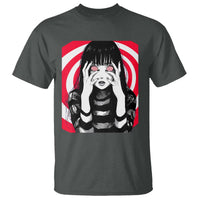 Horror Anime Manga Creepy Goth Japanese Girl T Shirt - Wonder Print Shop