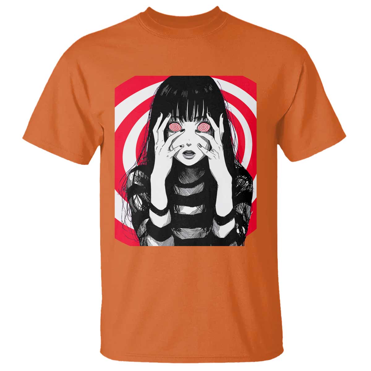 Horror Anime Manga Creepy Goth Japanese Girl T Shirt - Wonder Print Shop