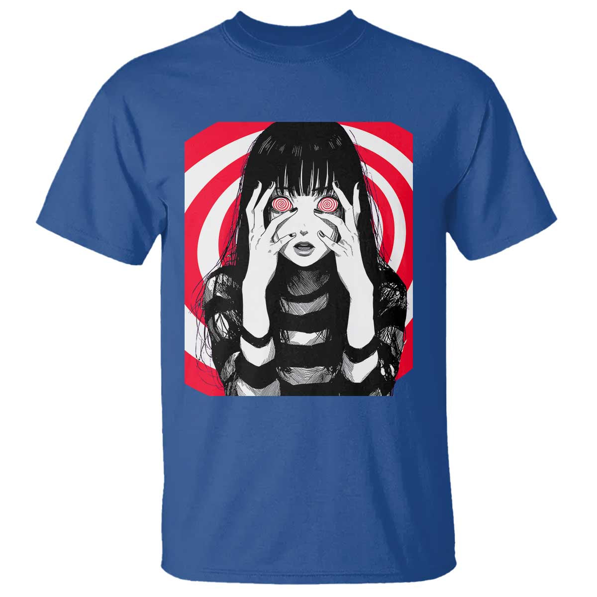 Horror Anime Manga Creepy Goth Japanese Girl T Shirt - Wonder Print Shop