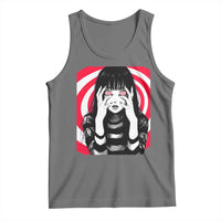 Horror Anime Manga Creepy Goth Japanese Girl Tank Top - Wonder Print Shop