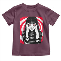 Horror Anime Manga Creepy Goth Japanese Girl Toddler T Shirt - Wonder Print Shop