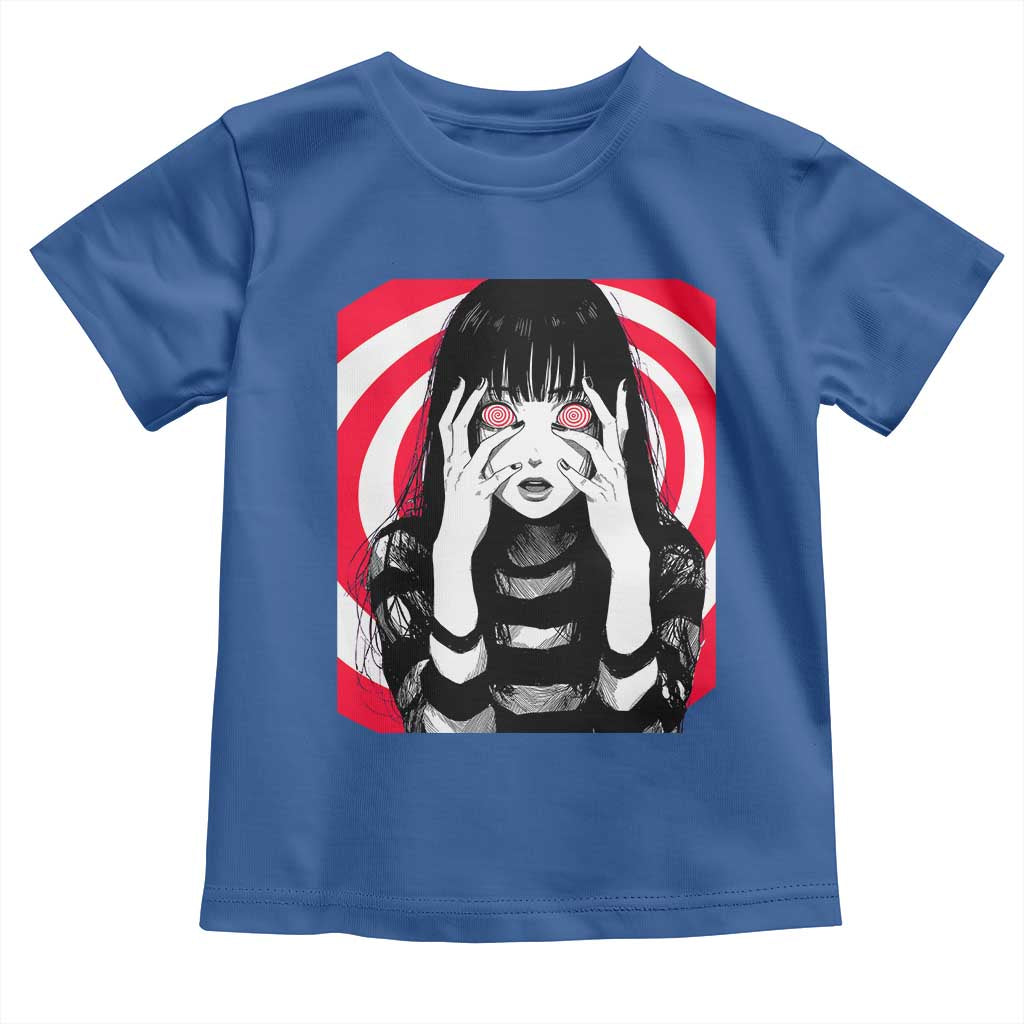 Horror Anime Manga Creepy Goth Japanese Girl Toddler T Shirt - Wonder Print Shop