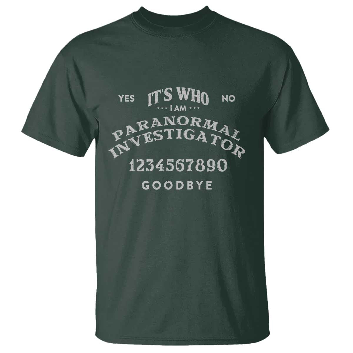 Ouija Board Spirit Board T Shirt Its Who I Am Occult Gothic Halloween Pagan - Wonder Print Shop