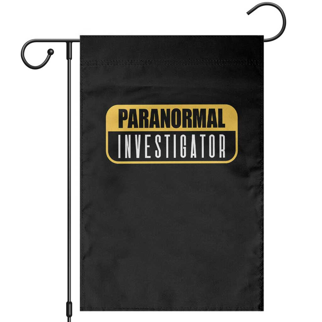 Paranormal Investigator Ghost Hunting Garden Flag EVP Halloween Ghost Researchers - Wonder Print Shop