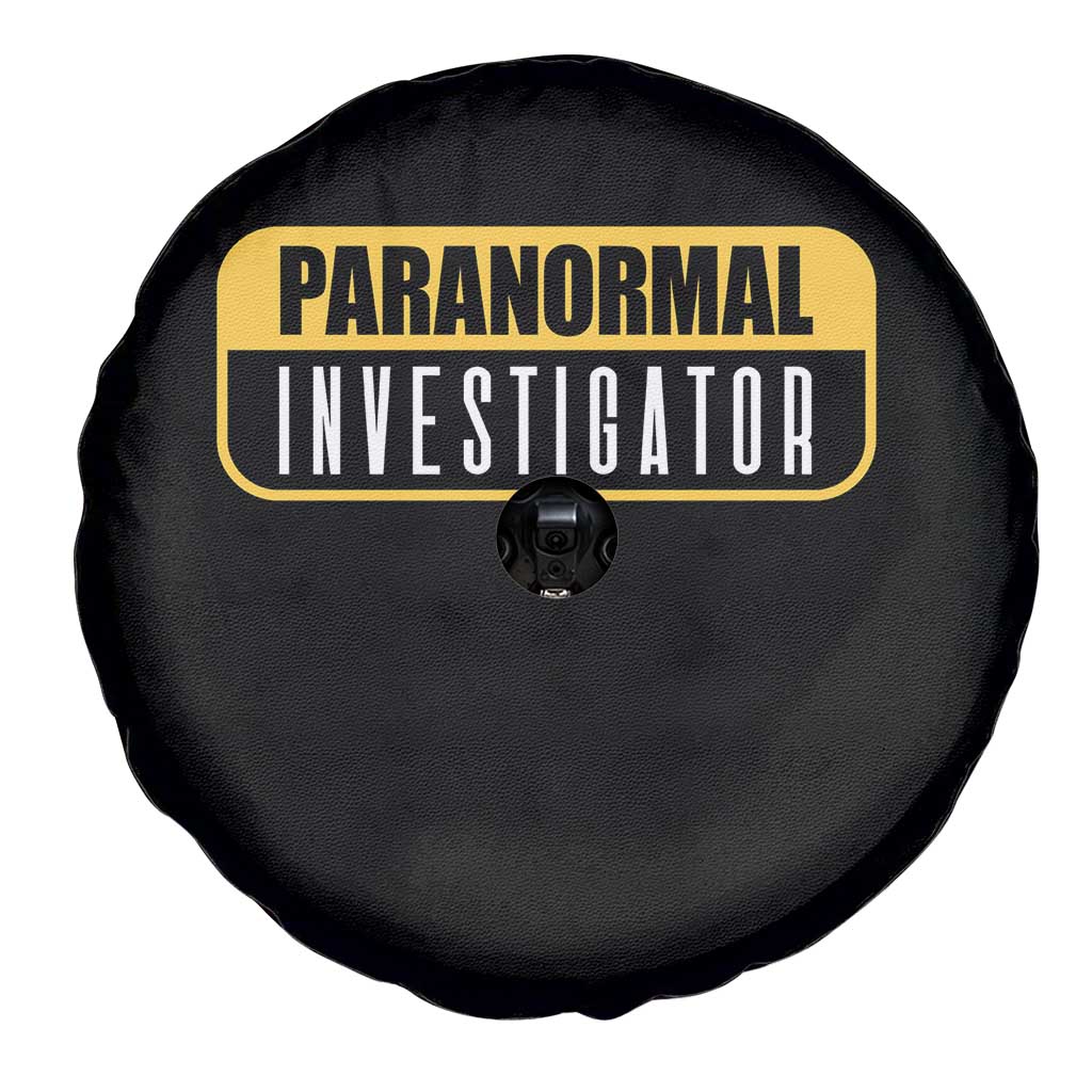 Paranormal Investigator Ghost Hunting Spare Tire Cover EVP Halloween Ghost Researchers - Wonder Print Shop