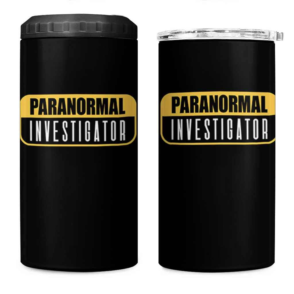 Paranormal Investigator Ghost Hunting 4 in 1 Can Cooler Tumbler EVP Halloween Ghost Researchers - Wonder Print Shop