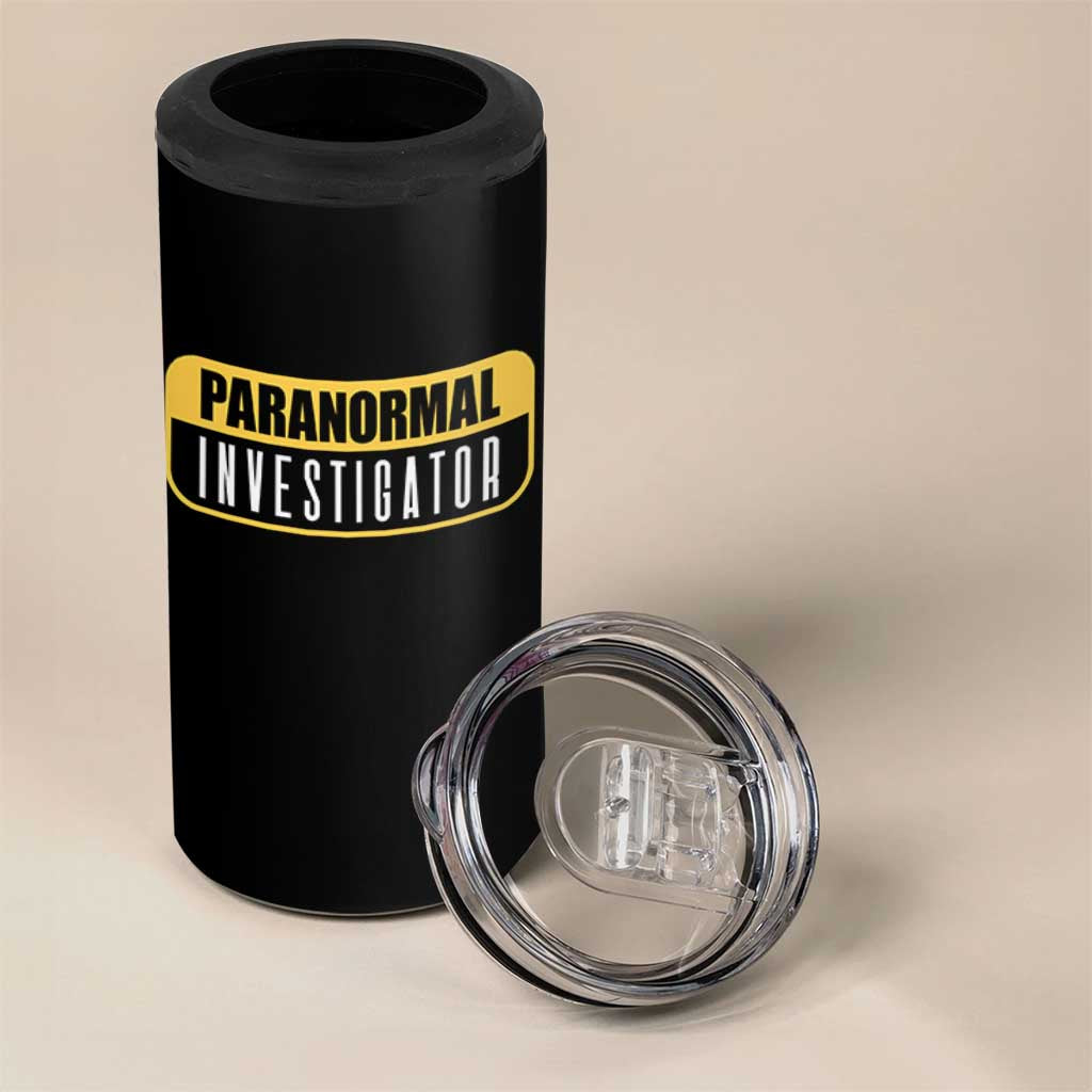 Paranormal Investigator Ghost Hunting 4 in 1 Can Cooler Tumbler EVP Halloween Ghost Researchers - Wonder Print Shop