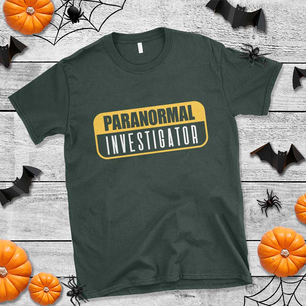 Paranormal Investigator Ghost Hunting T Shirt EVP Halloween Ghost Researchers - Wonder Print Shop