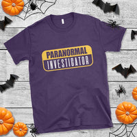 Paranormal Investigator Ghost Hunting T Shirt EVP Halloween Ghost Researchers - Wonder Print Shop