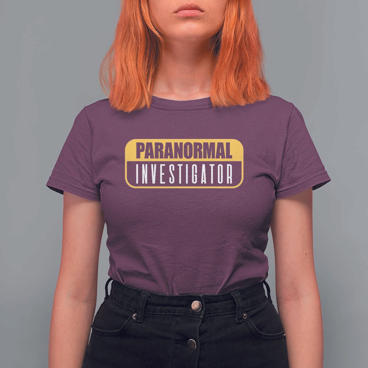 Paranormal Investigator Ghost Hunting T Shirt For Women EVP Halloween Ghost Researchers - Wonder Print Shop