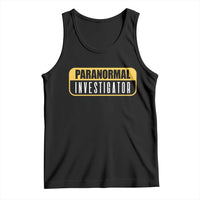 Paranormal Investigator Ghost Hunting Tank Top EVP Halloween Ghost Researchers - Wonder Print Shop