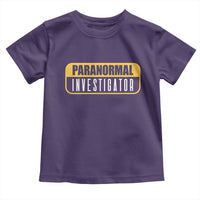 Paranormal Investigator Ghost Hunting Toddler T Shirt EVP Halloween Ghost Researchers - Wonder Print Shop