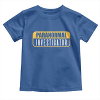 Paranormal Investigator Ghost Hunting Toddler T Shirt EVP Halloween Ghost Researchers - Wonder Print Shop