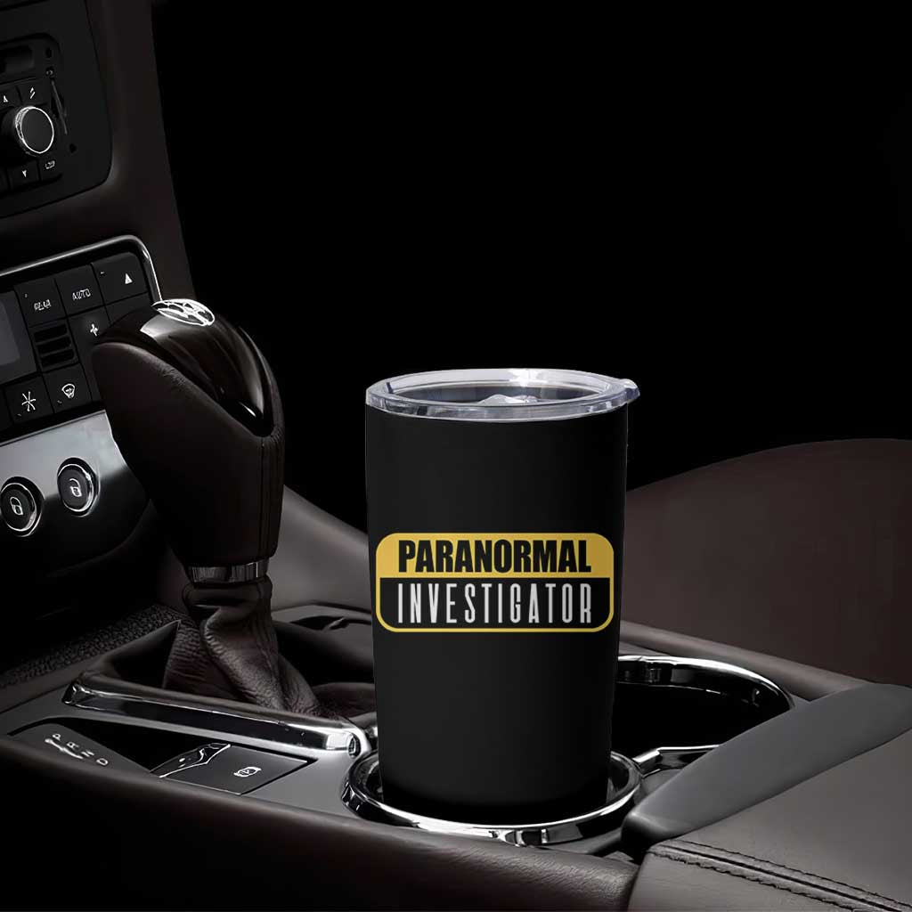 Paranormal Investigator Ghost Hunting Tumbler Cup EVP Halloween Ghost Researchers - Wonder Print Shop