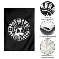 Paranormal Investigator Ghost Hunting Garden Flag EVP Halloween - Wonder Print Shop