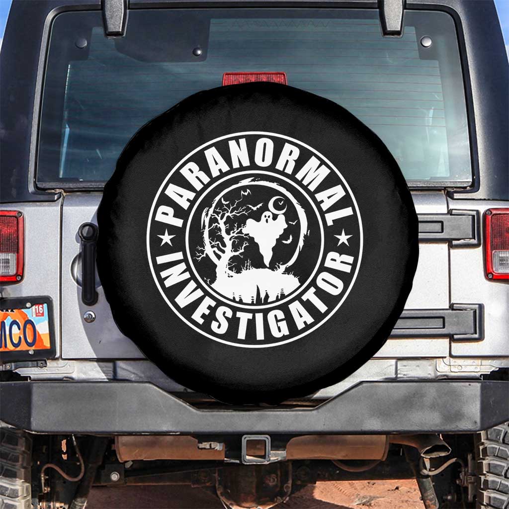Paranormal Investigator Ghost Hunting Spare Tire Cover EVP Halloween - Wonder Print Shop