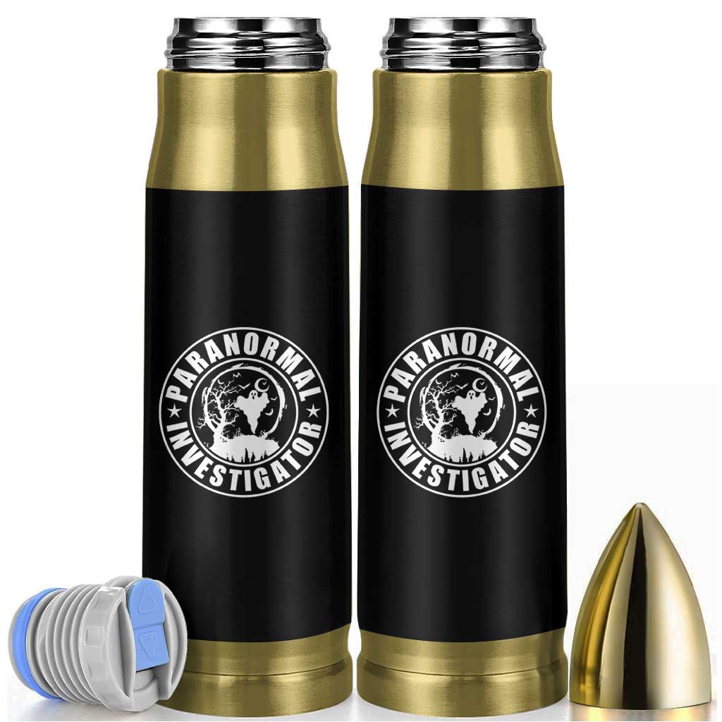 Paranormal Investigator Ghost Hunting Bullet Tumbler EVP Halloween - Wonder Print Shop