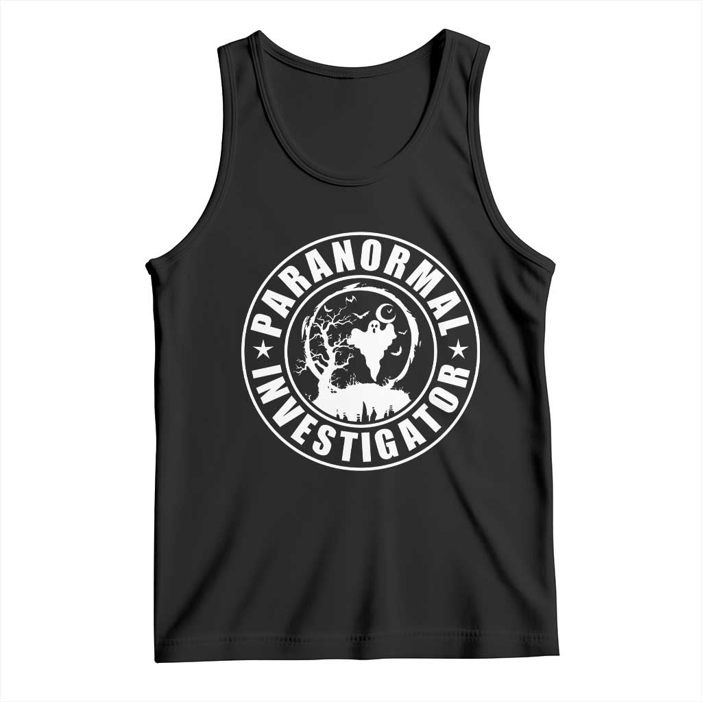 Paranormal Investigator Ghost Hunting Tank Top EVP Halloween - Wonder Print Shop
