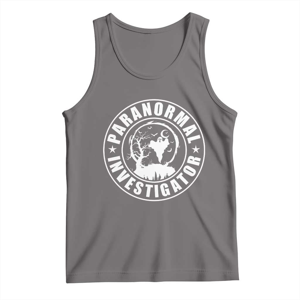 Paranormal Investigator Ghost Hunting Tank Top EVP Halloween - Wonder Print Shop