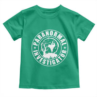 Paranormal Investigator Ghost Hunting Toddler T Shirt EVP Halloween - Wonder Print Shop