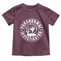Paranormal Investigator Ghost Hunting Toddler T Shirt EVP Halloween - Wonder Print Shop