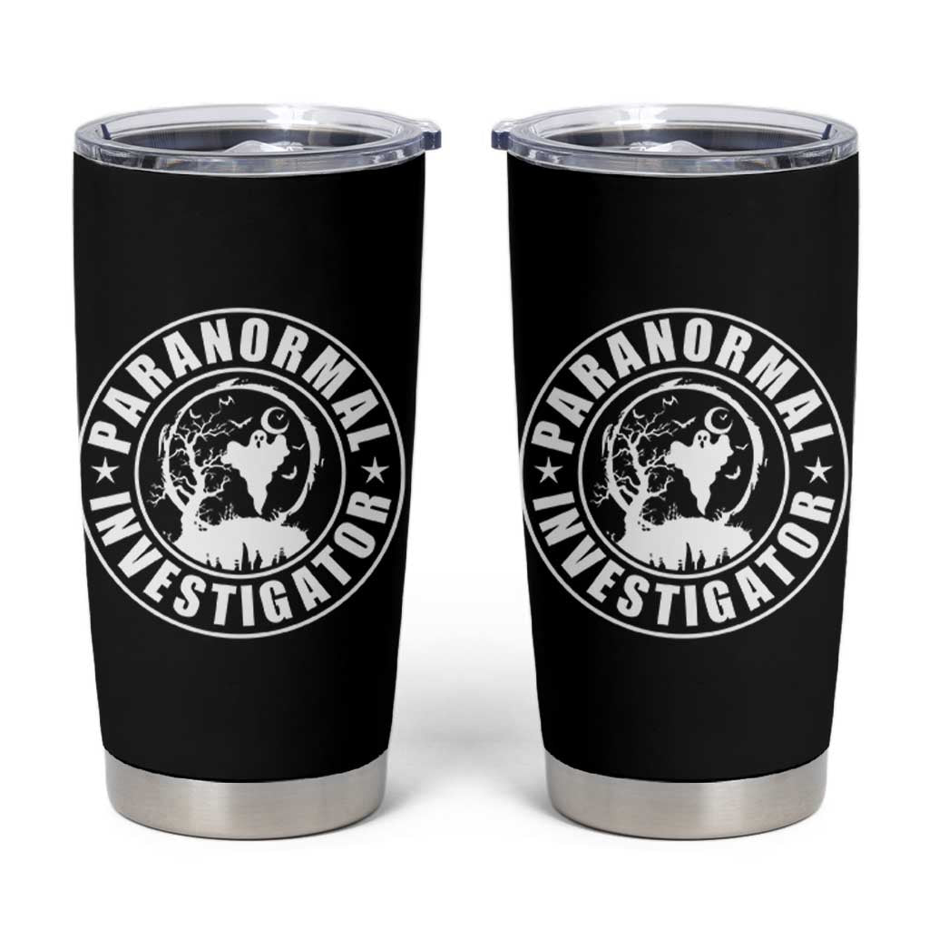 Paranormal Investigator Ghost Hunting Tumbler Cup EVP Halloween - Wonder Print Shop
